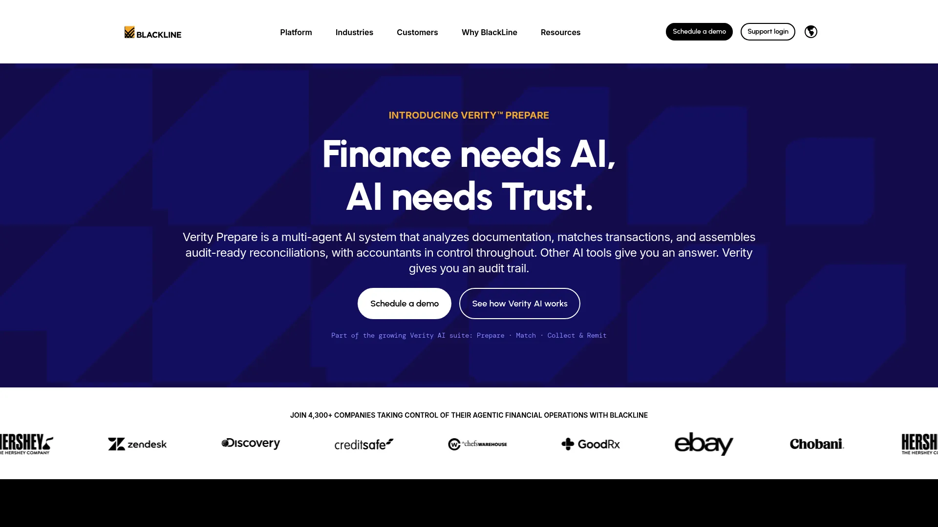 BlackLine financial close and reconciliation platform dashboard