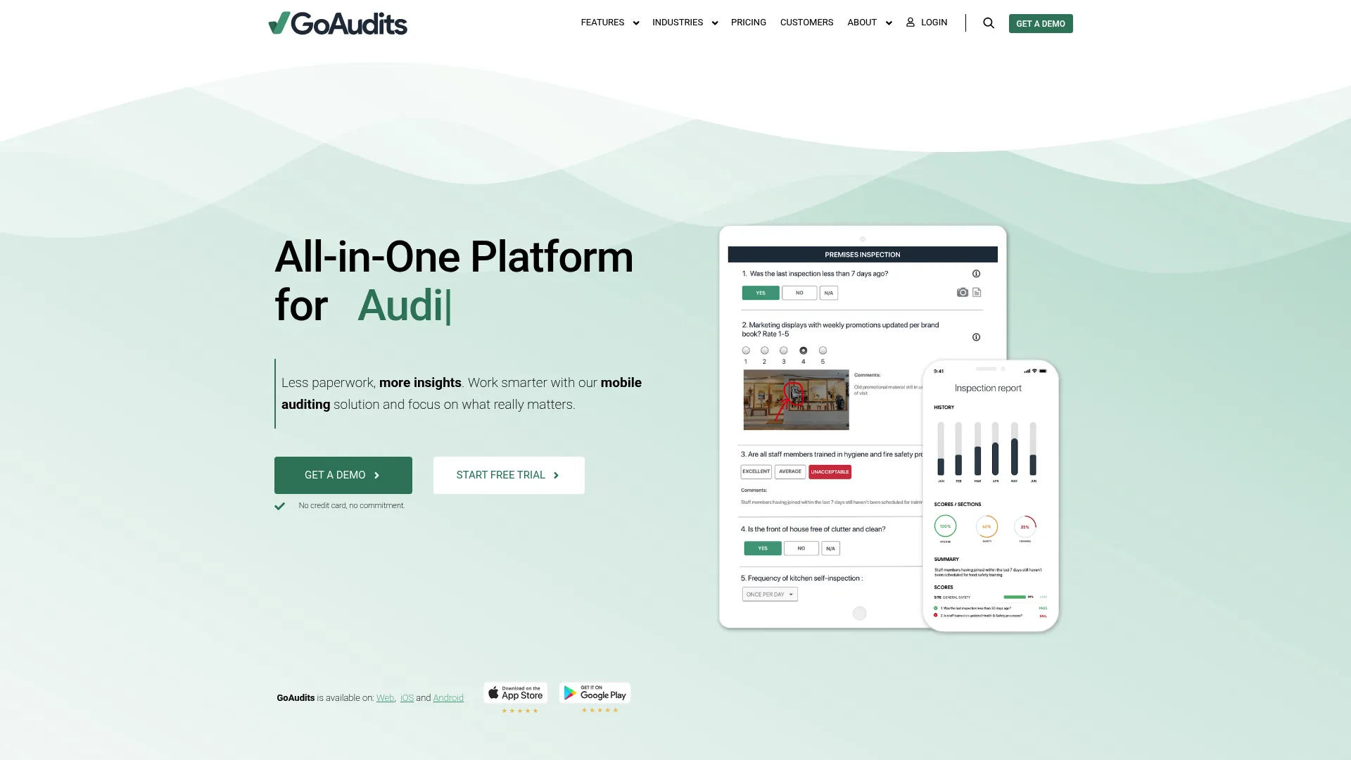 GoAudits mobile audit and inspection platform
