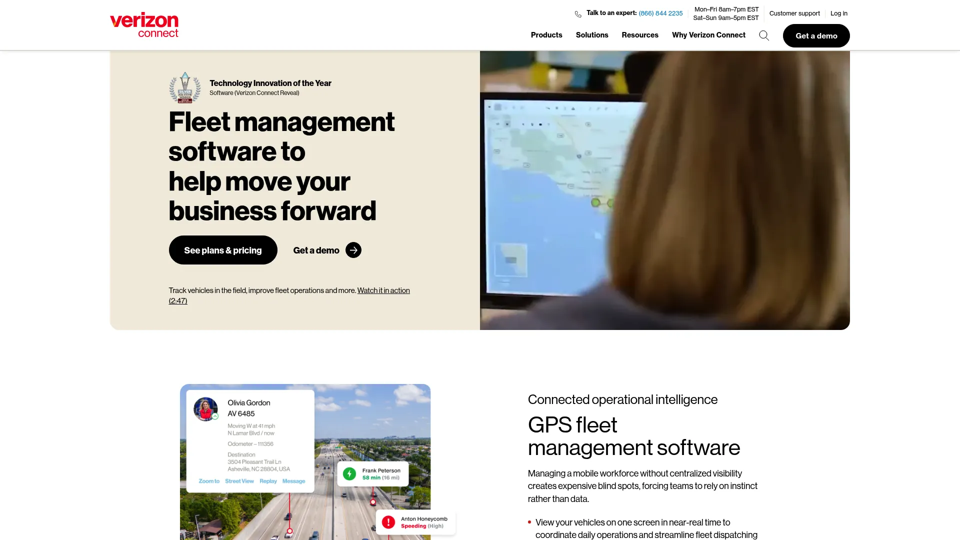 Verizon Connect fleet management software
