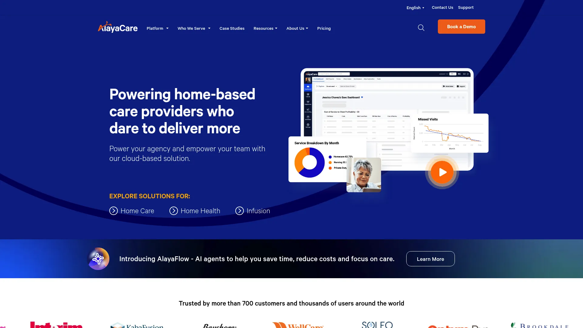 AlayaCare home and community care software