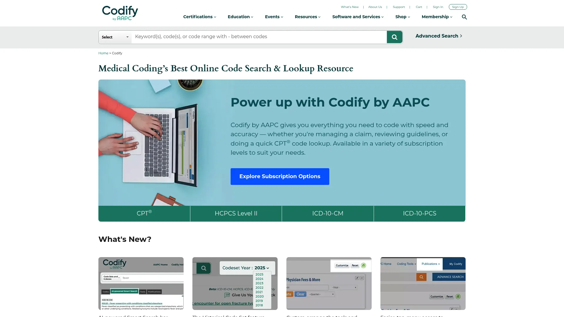 Codify by AAPC medical coding software