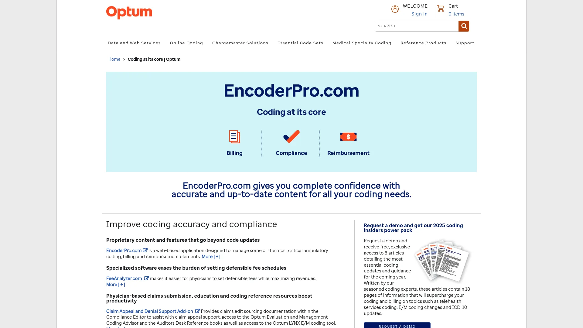 EncoderPro by Optum Coding online coding software