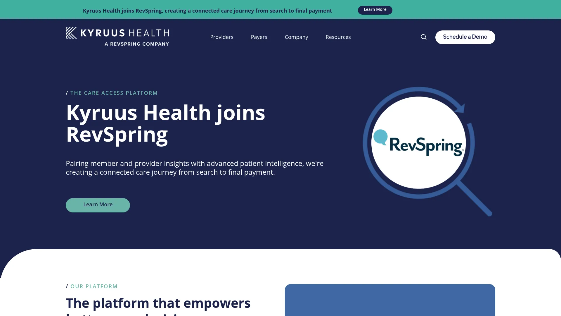 Kyruus Health provider access platform