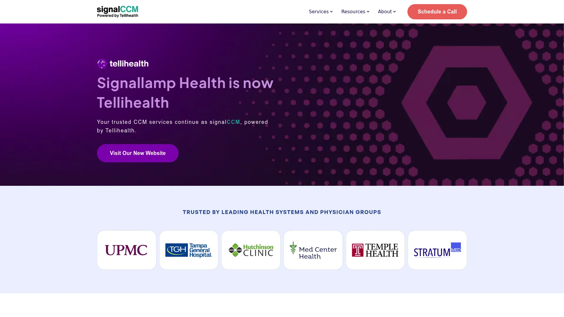 Signallamp Health chronic care management services homepage