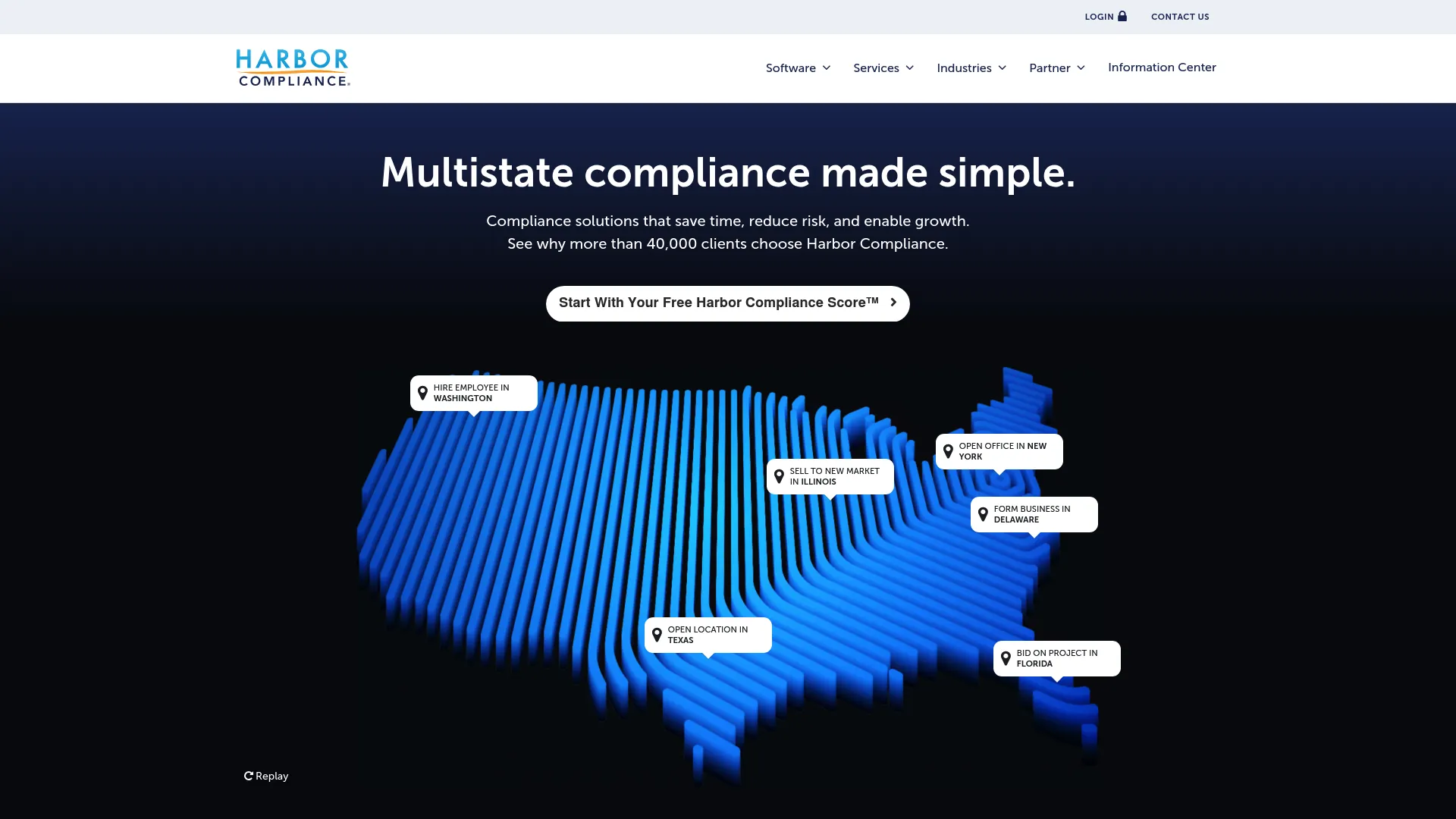 Harbor Compliance license and entity management platform
