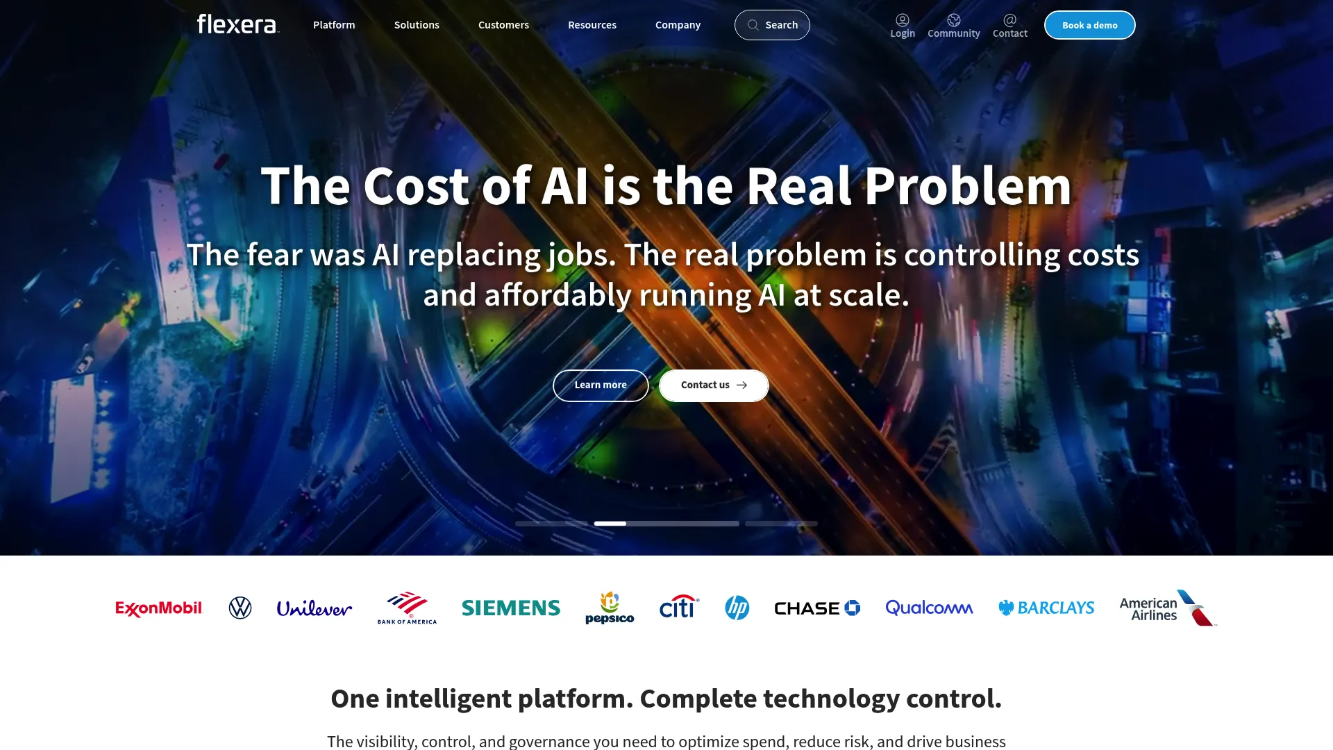 Flexera IT asset management and FinOps platform