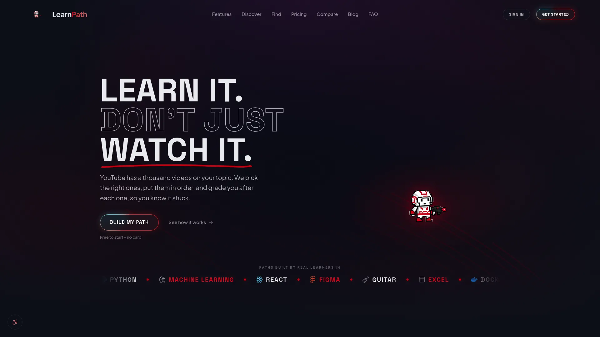 LearnPath AI-powered learning path builder