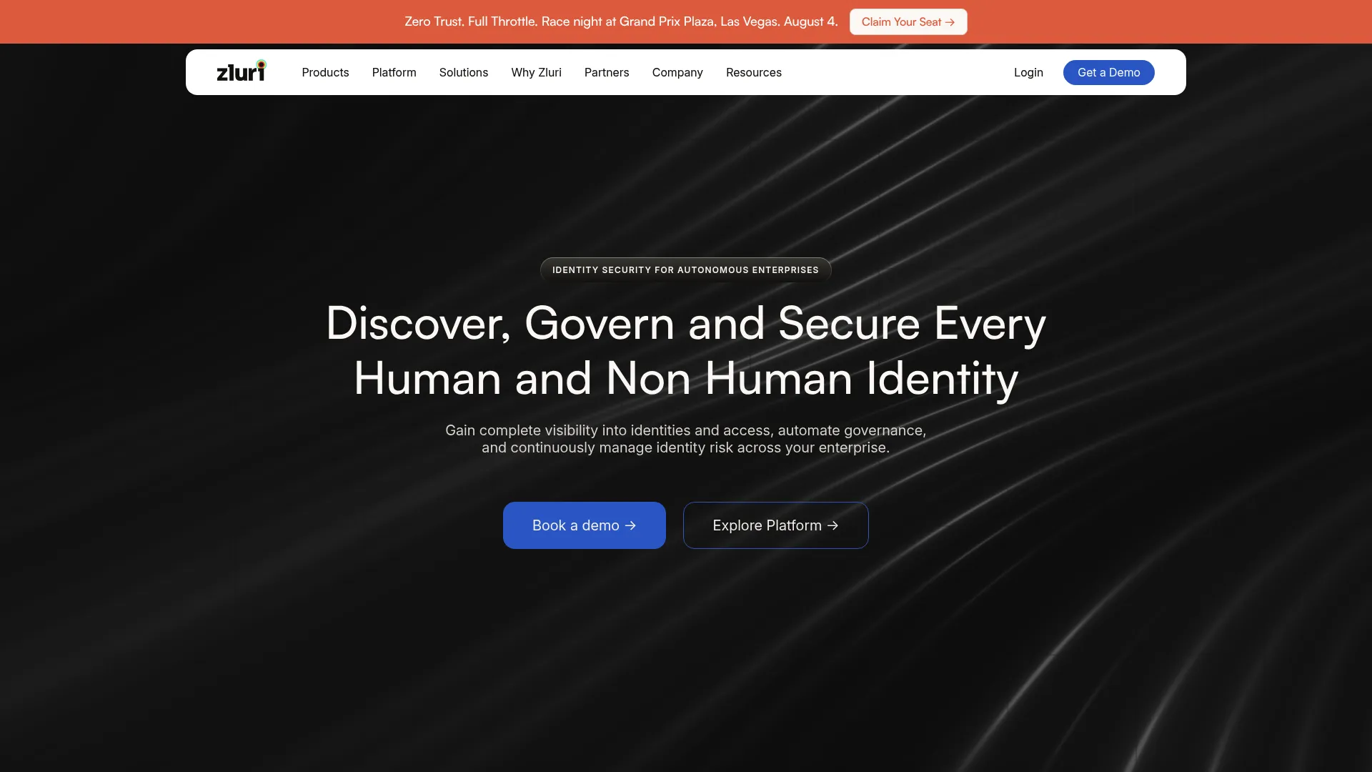 Zluri homepage