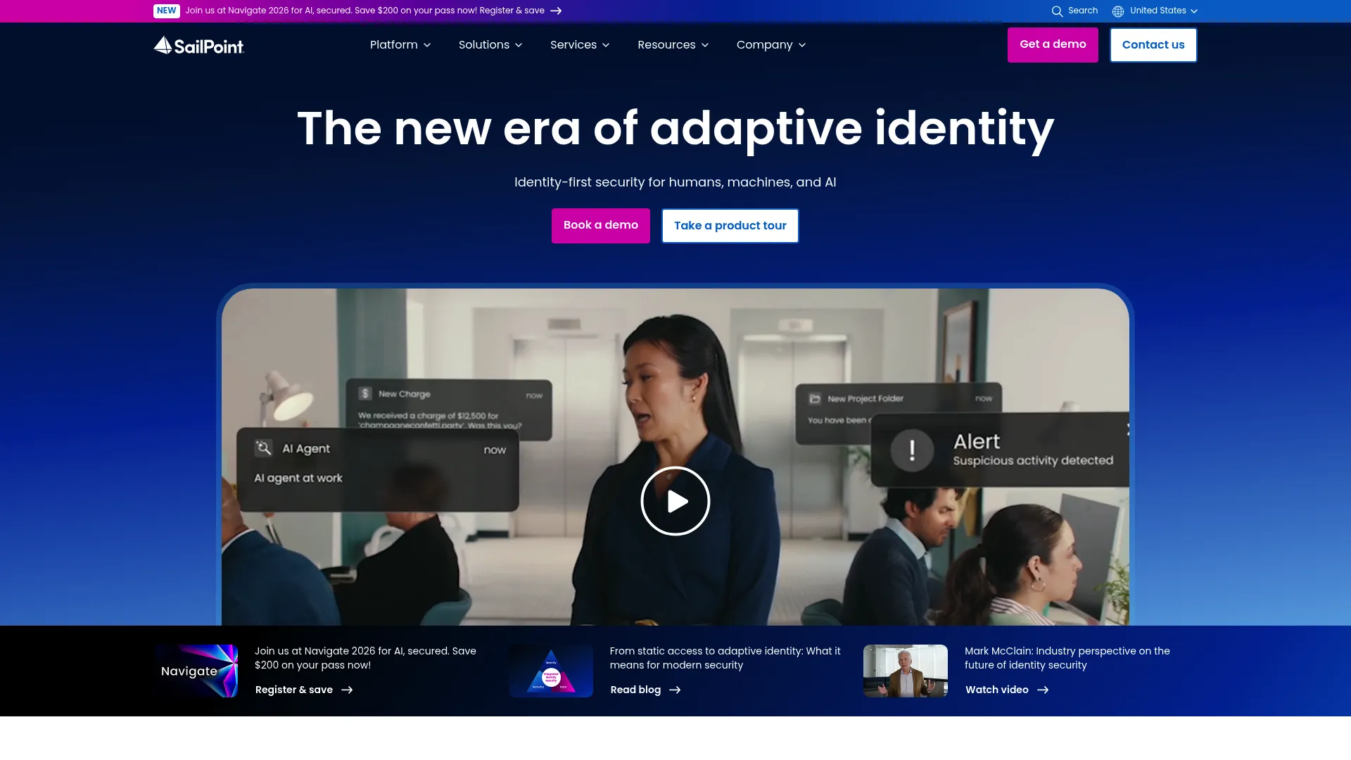 SailPoint homepage