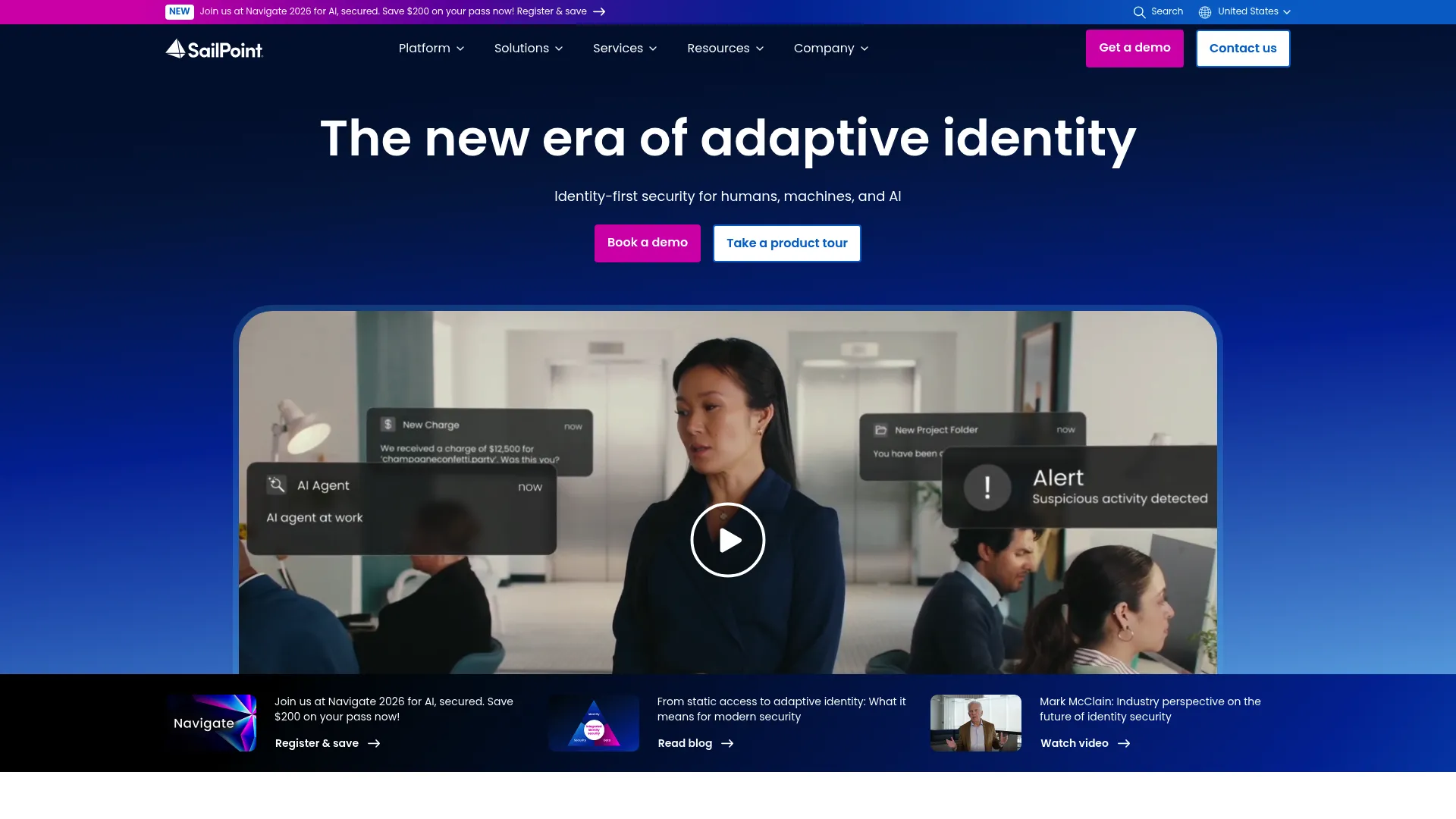 SailPoint identity security and governance platform