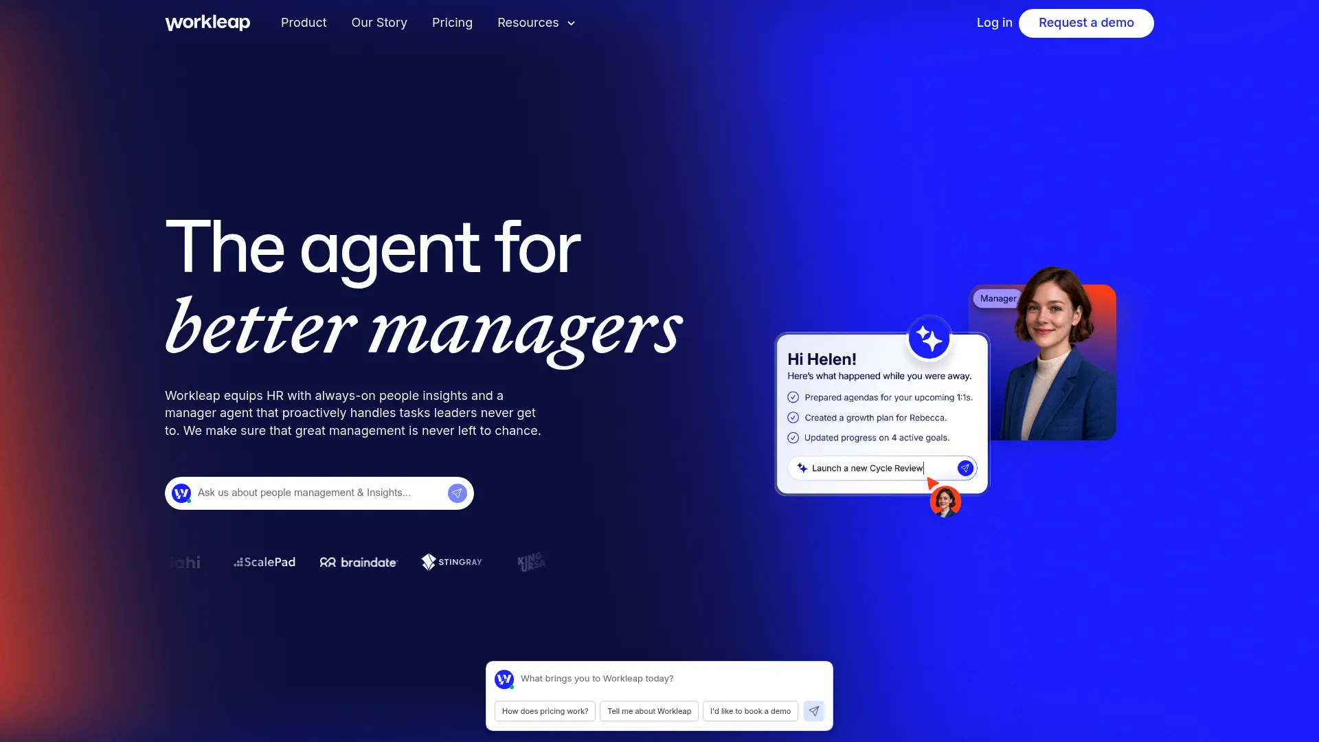 Workleap people management platform homepage