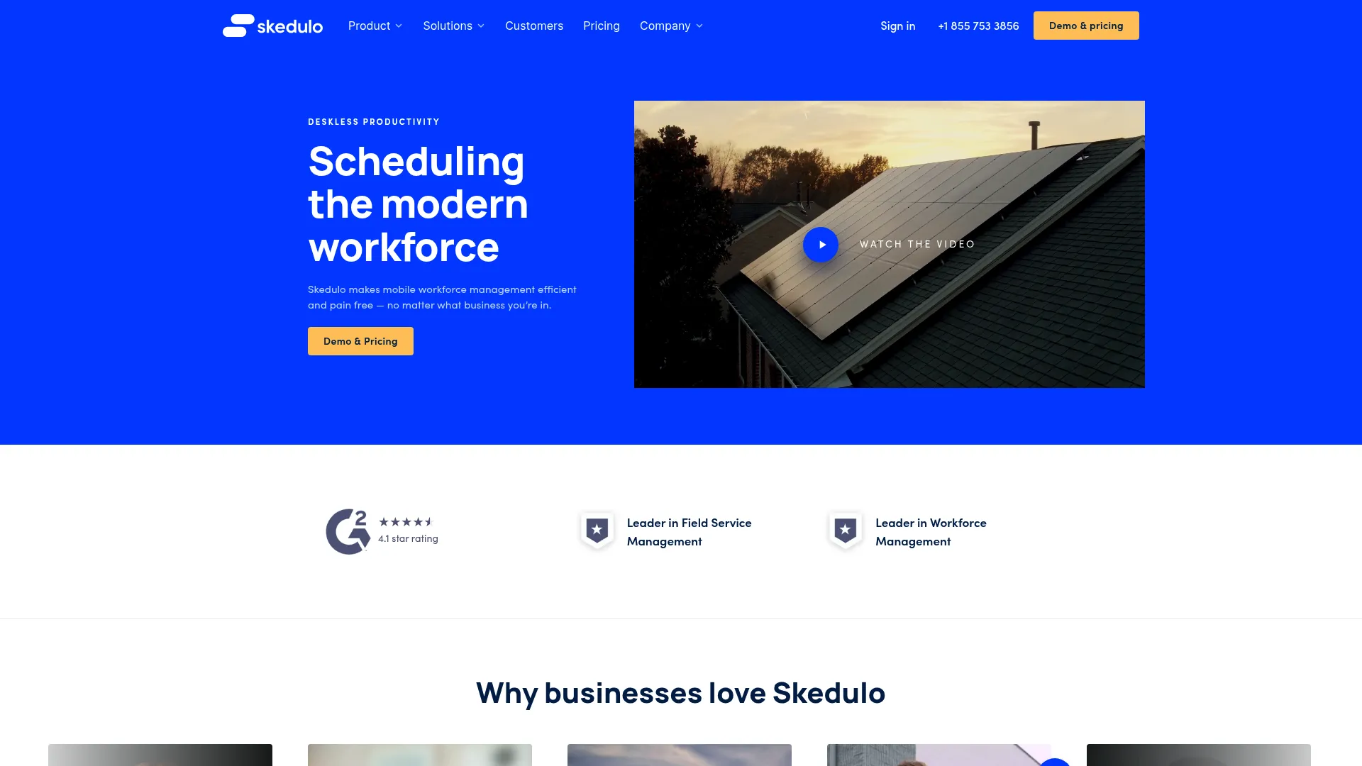 Skedulo mobile workforce management and scheduling software