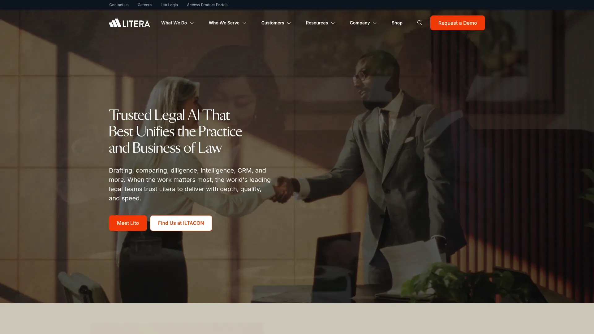 Litera Compare document comparison software interface