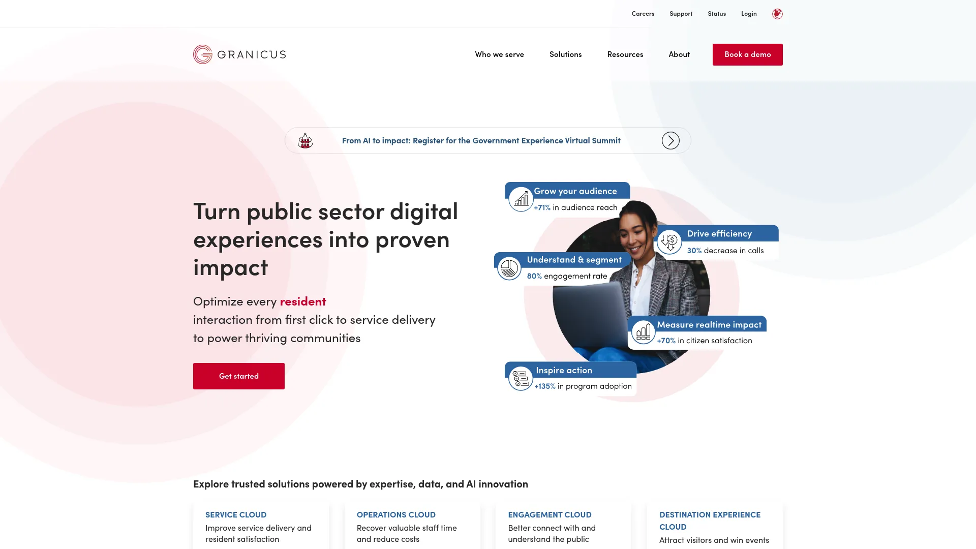 EngagementHQ community engagement and consultation platform homepage