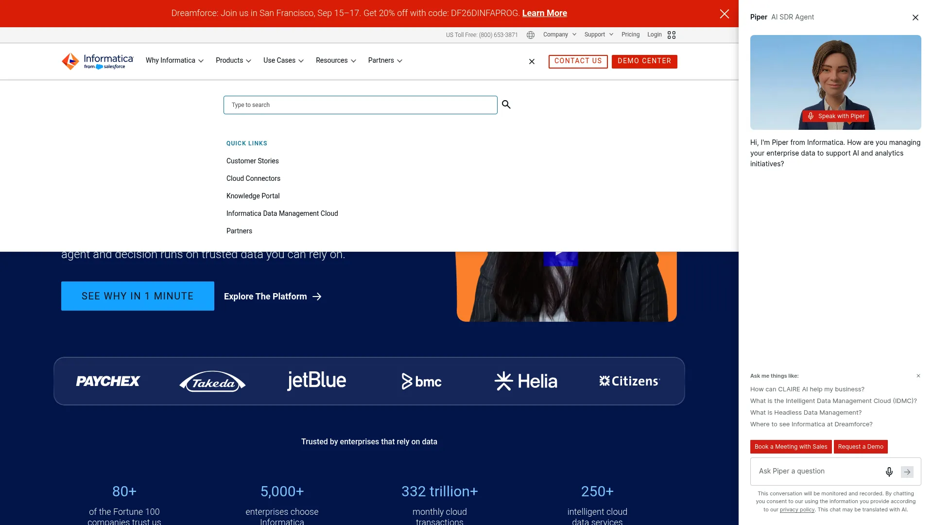 Informatica Cloud Data Integration platform