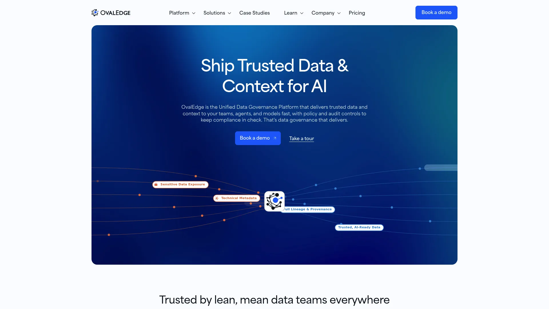 OvalEdge data governance and catalog platform