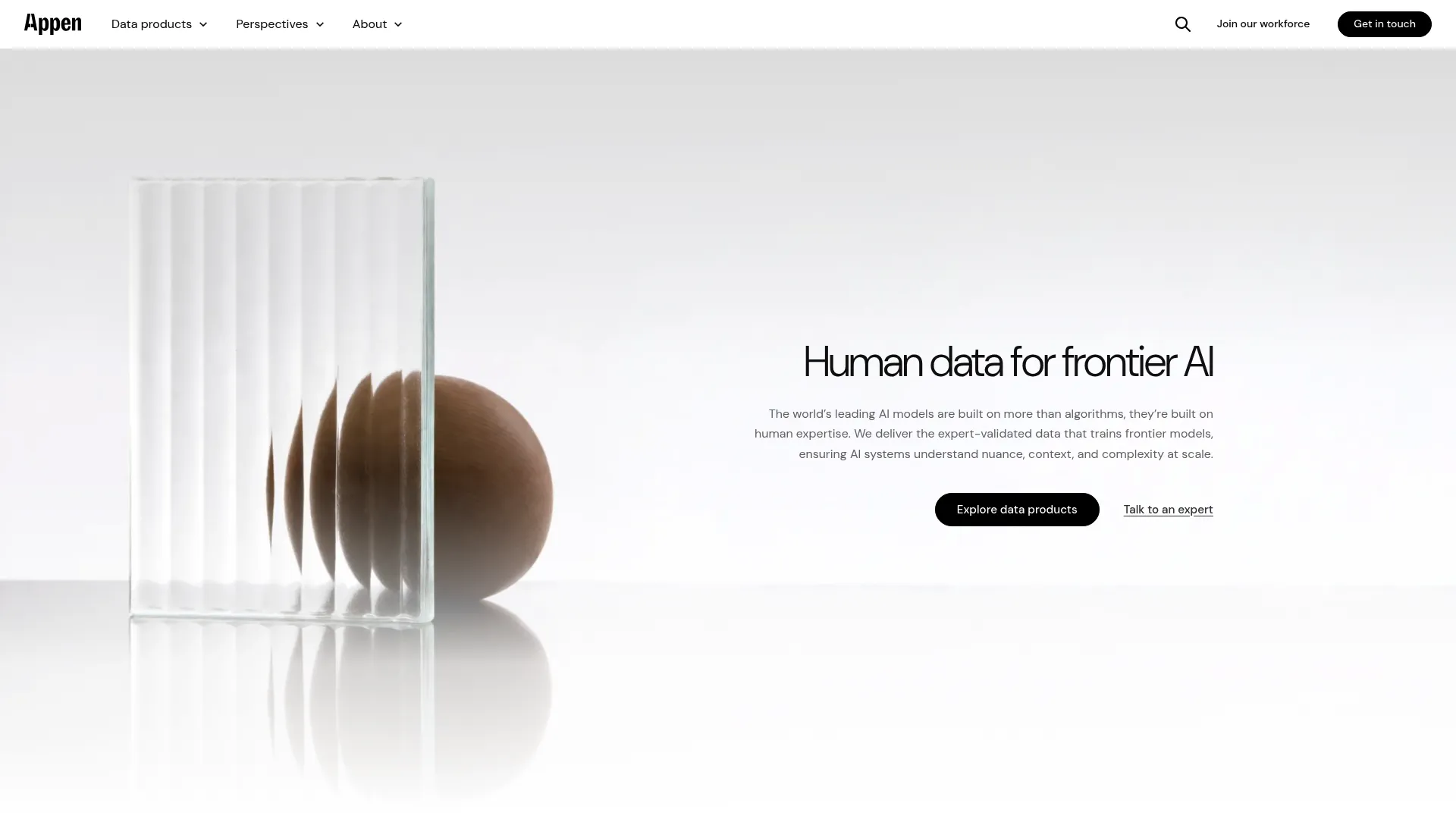 Appen platform interface