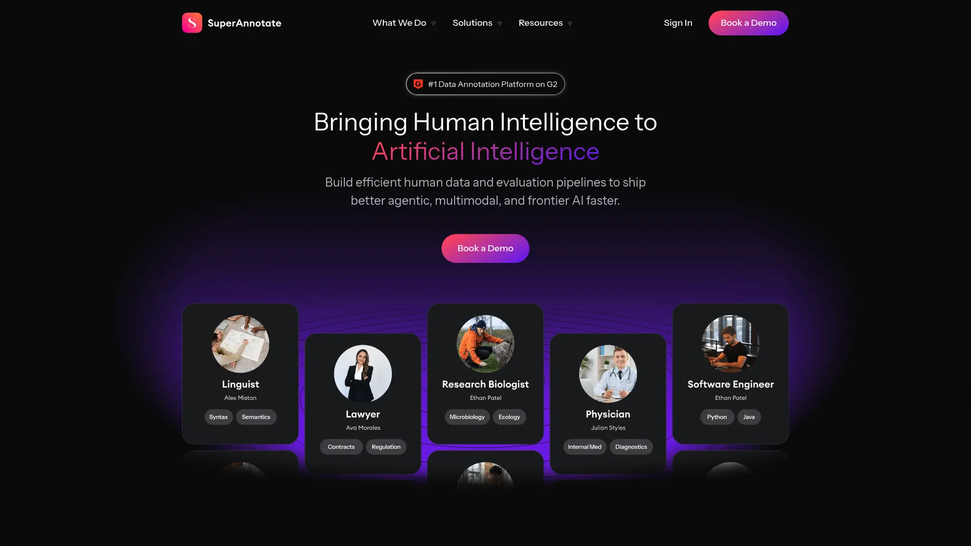 SuperAnnotate platform interface