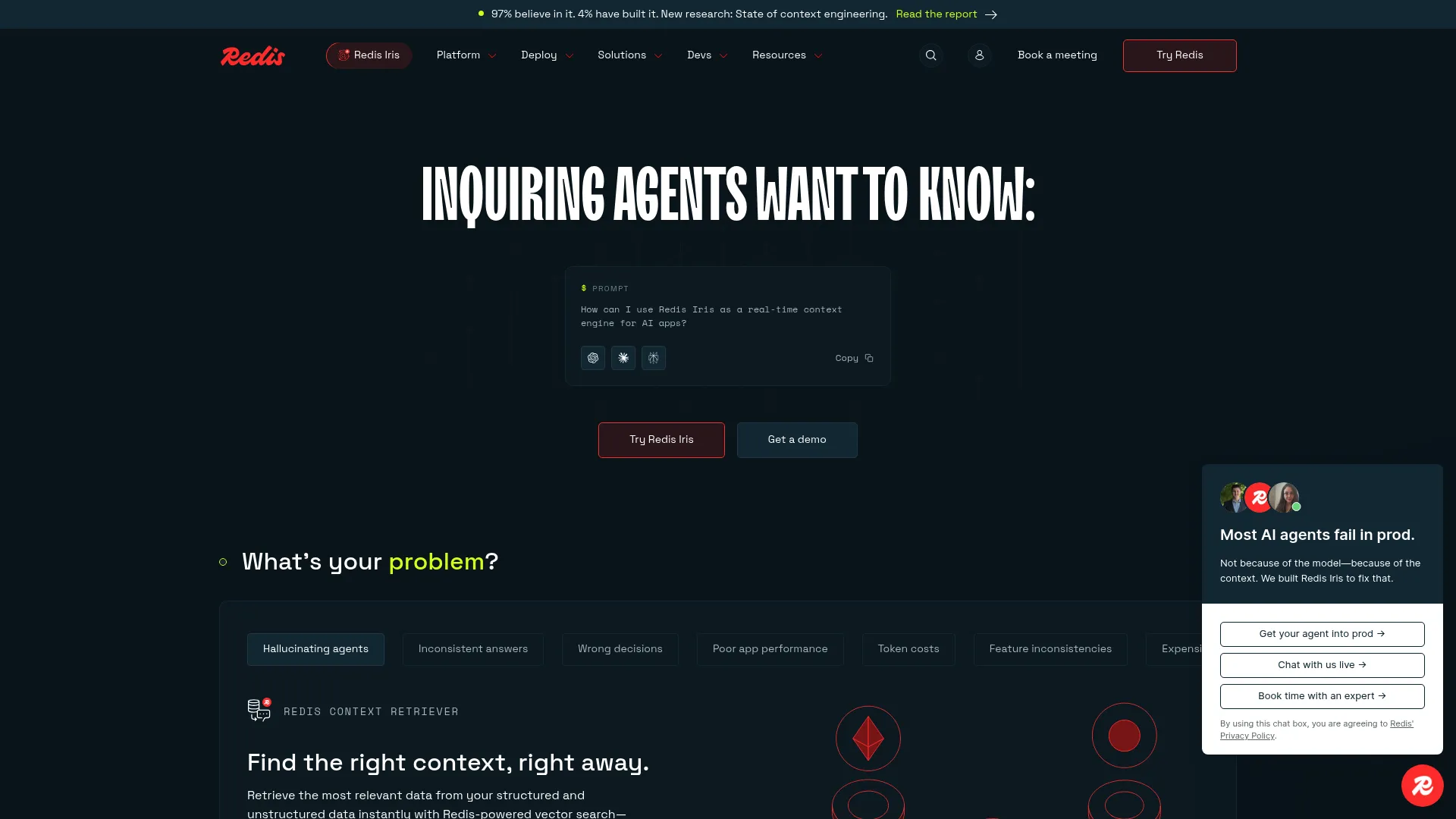 Redis Stack homepage