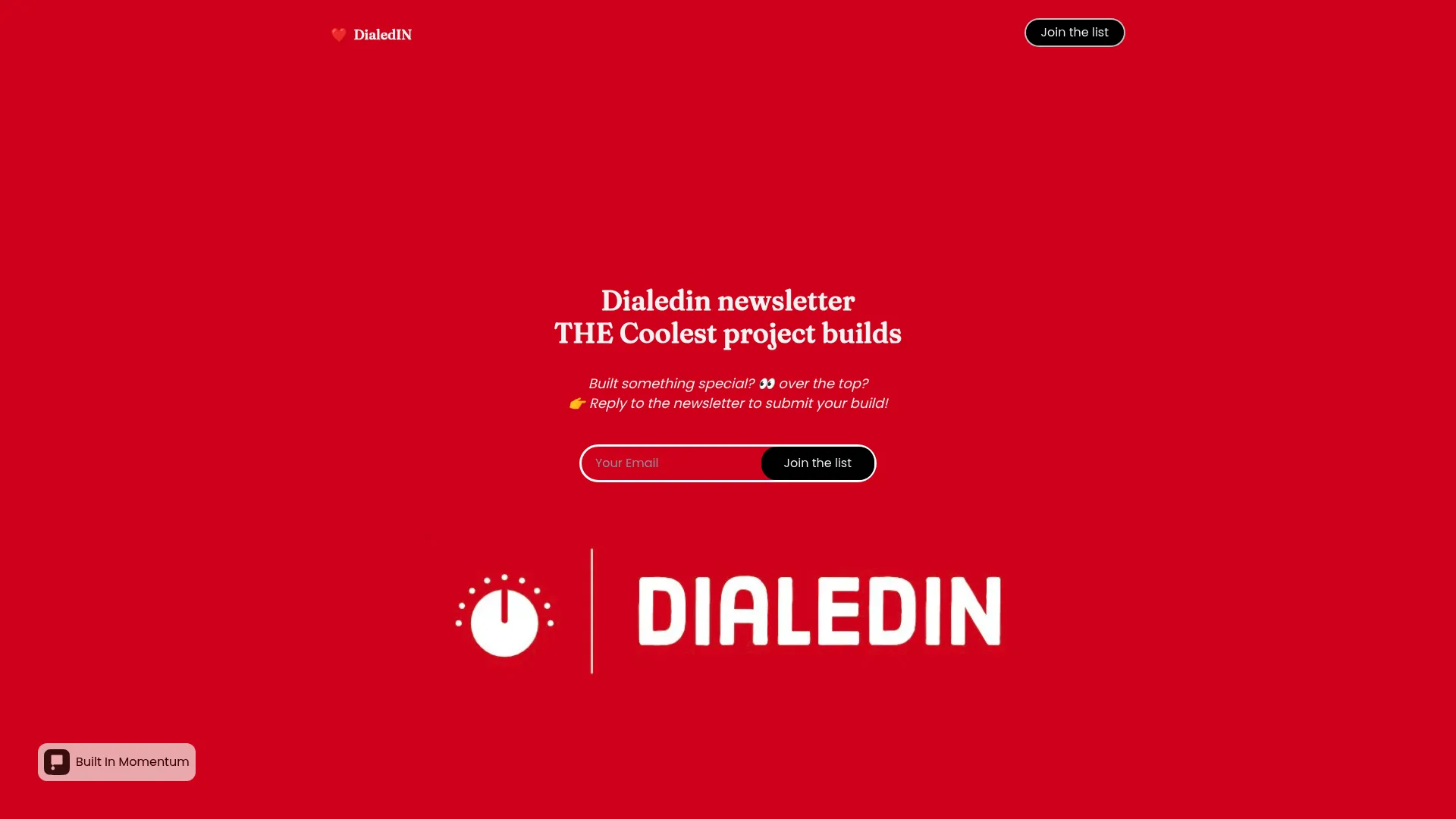 DialedIn contact center software homepage