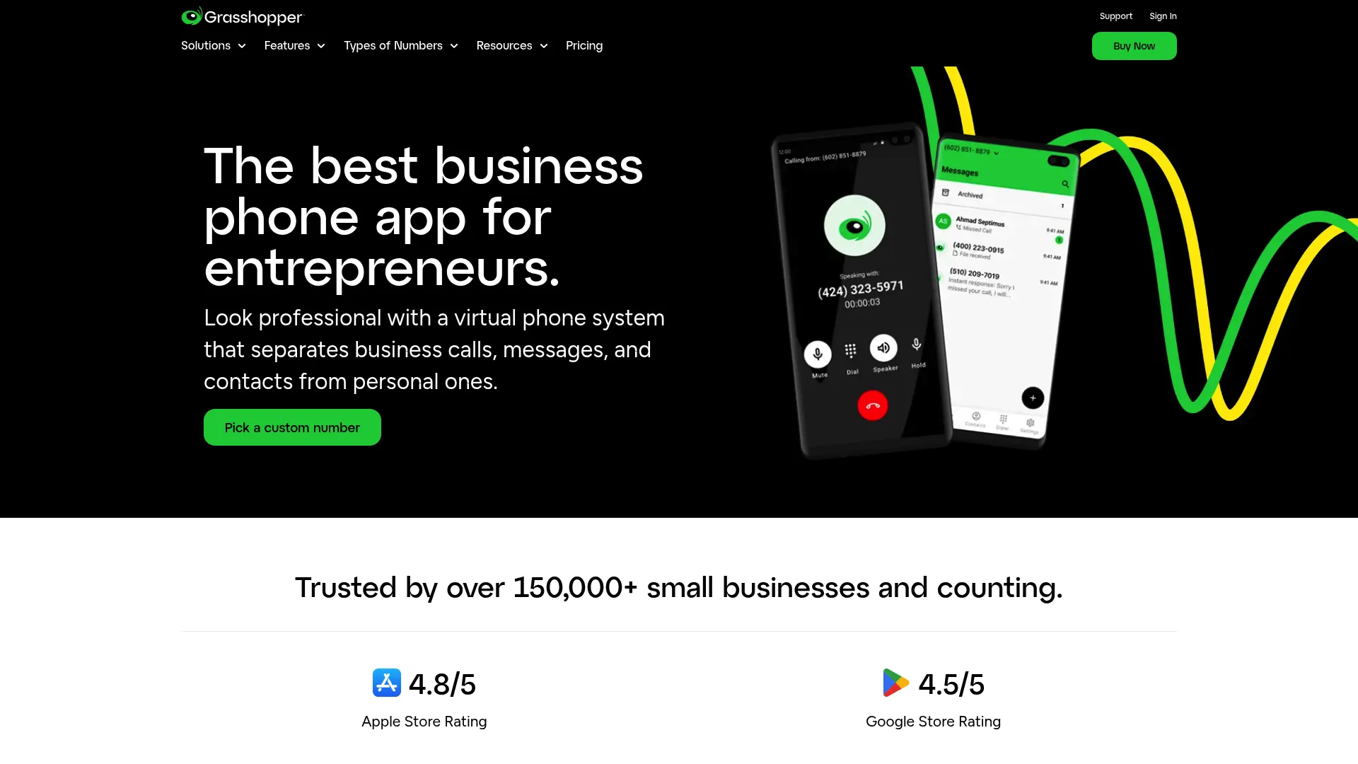 Grasshopper virtual phone system