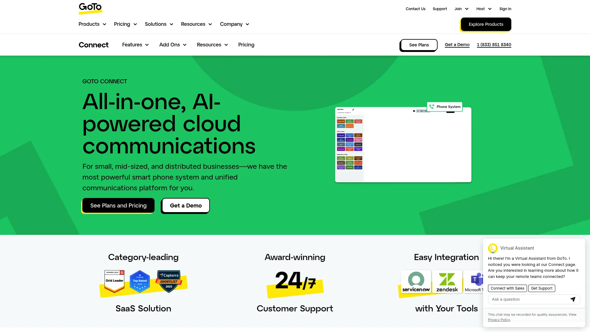 GoTo Connect cloud phone system