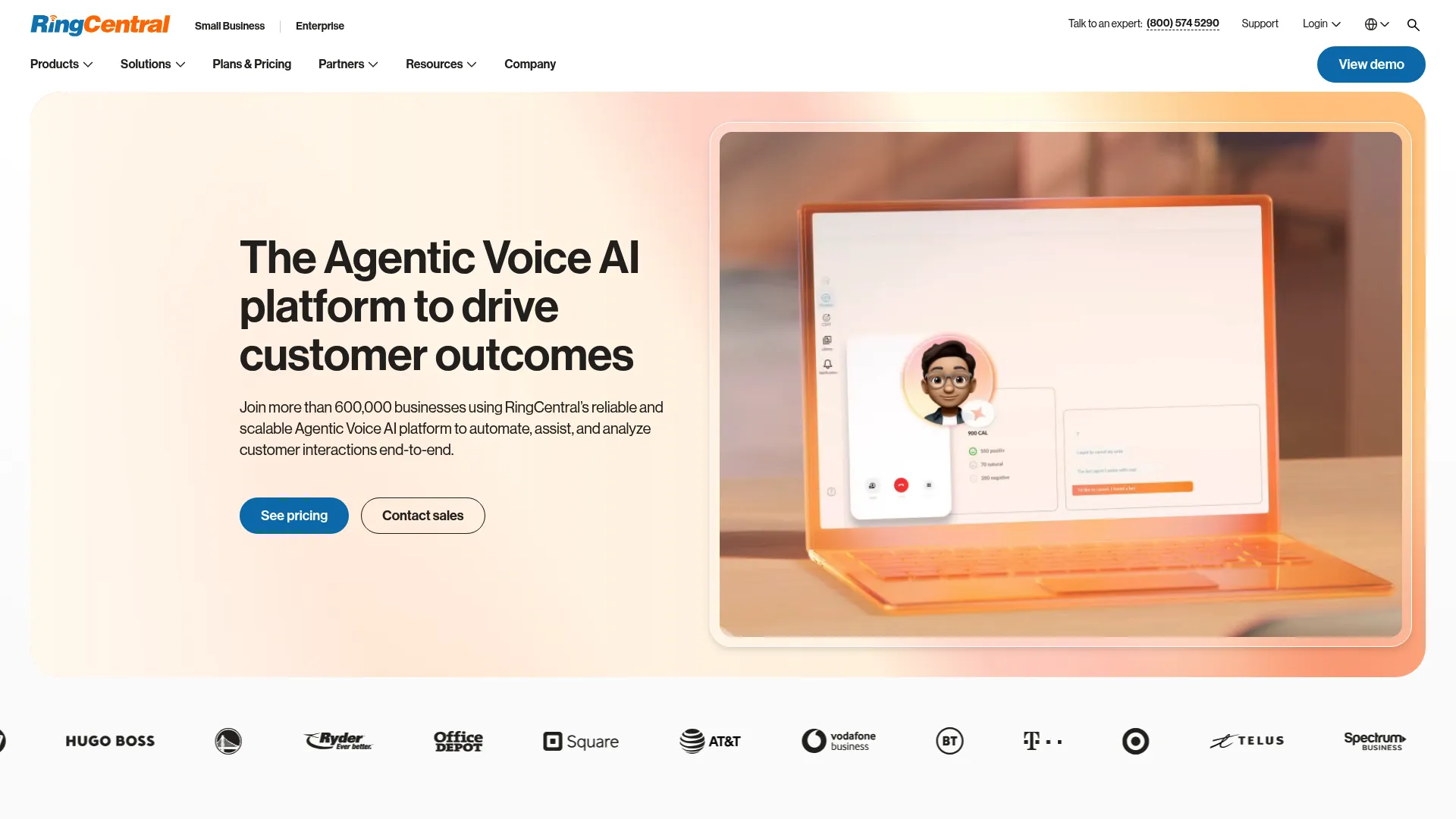 RingCentral cloud communications platform