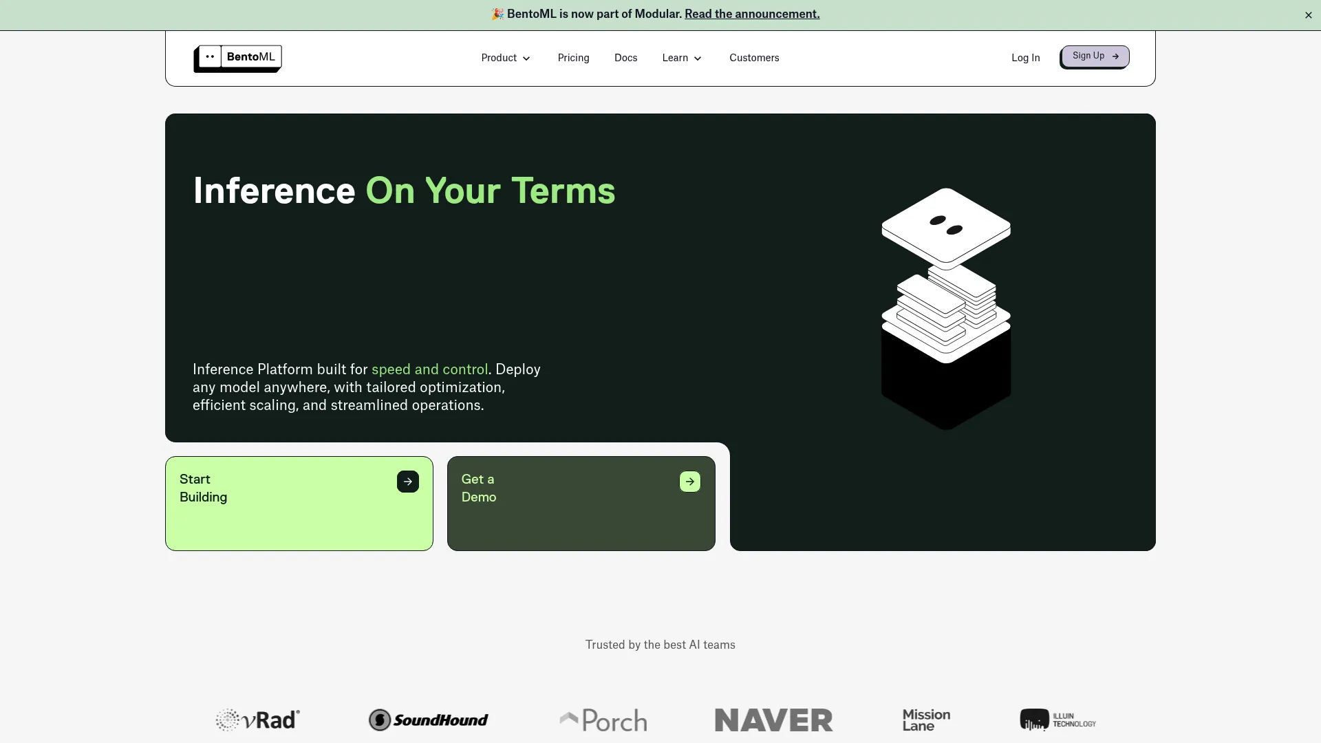 BentoML AI inference platform