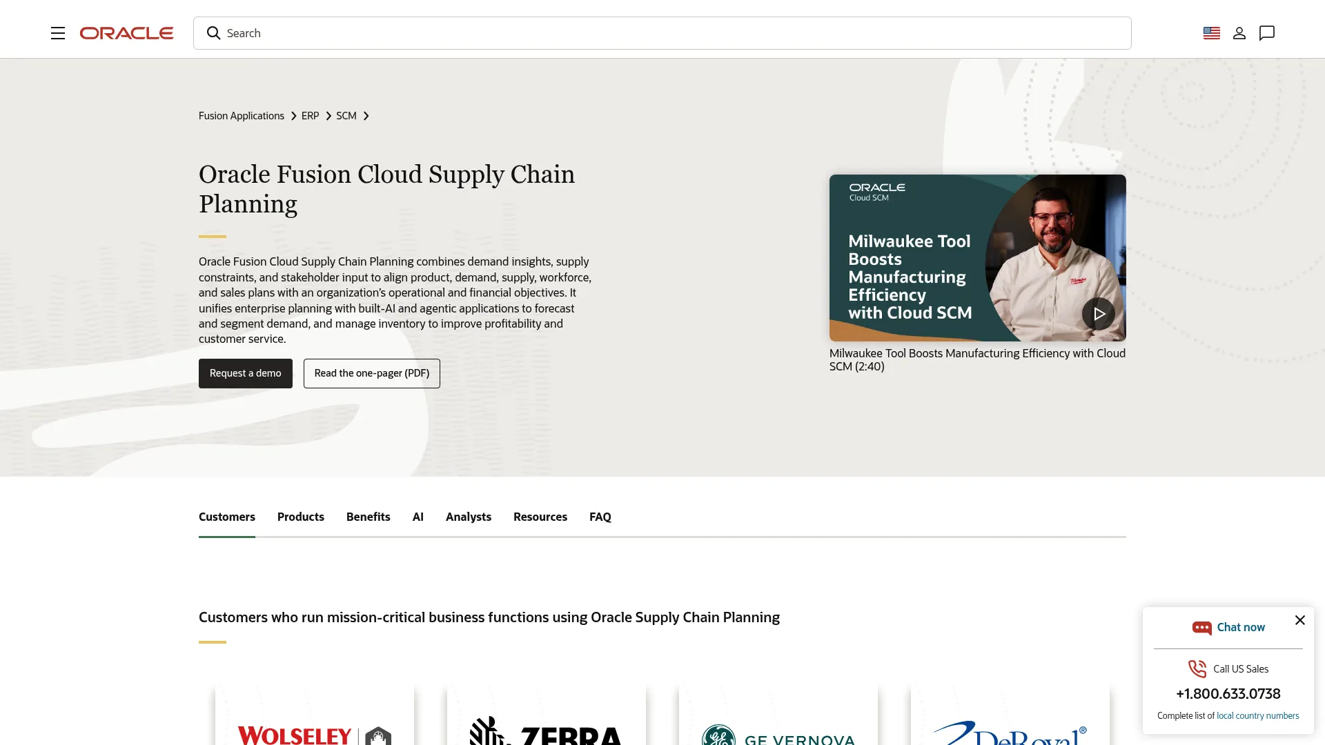 Oracle Fusion Cloud Supply Chain Planning