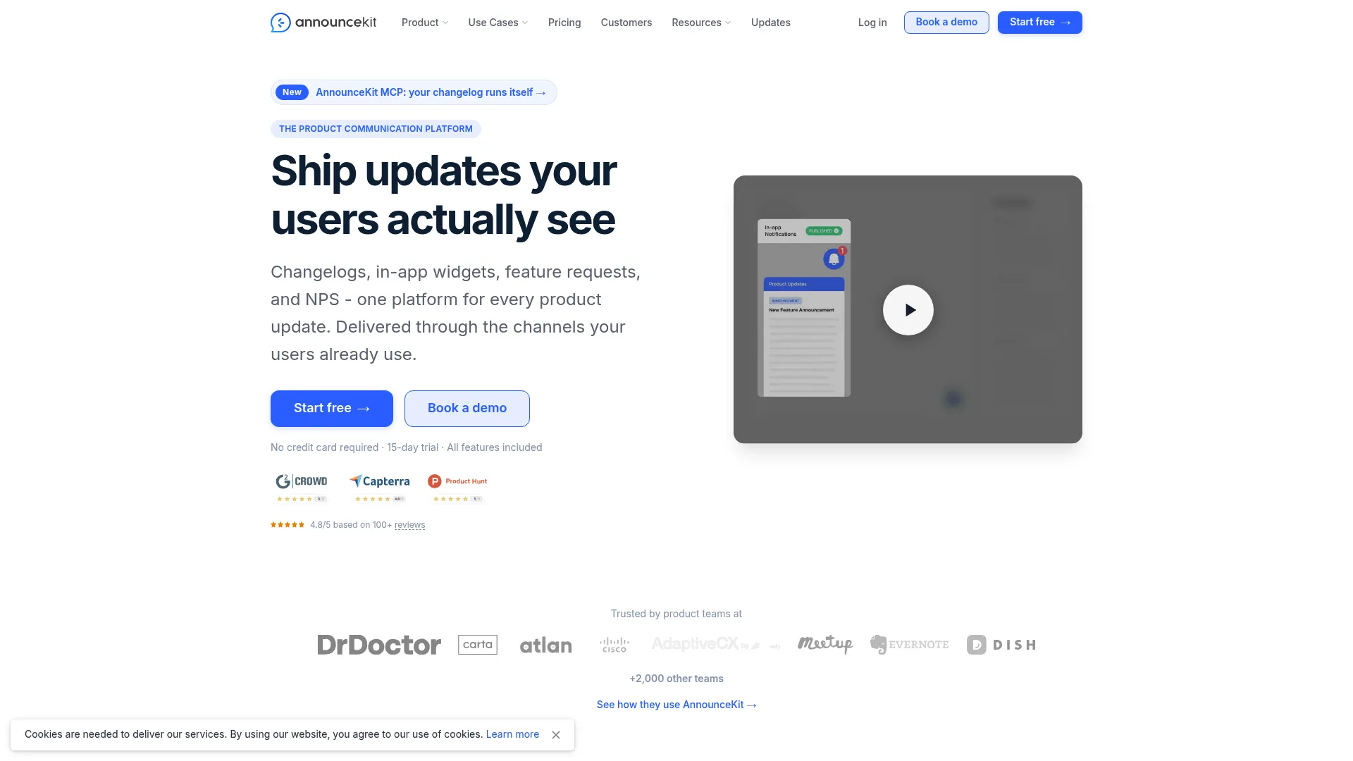 7 best product update software for 2026 - Guideflow Blog