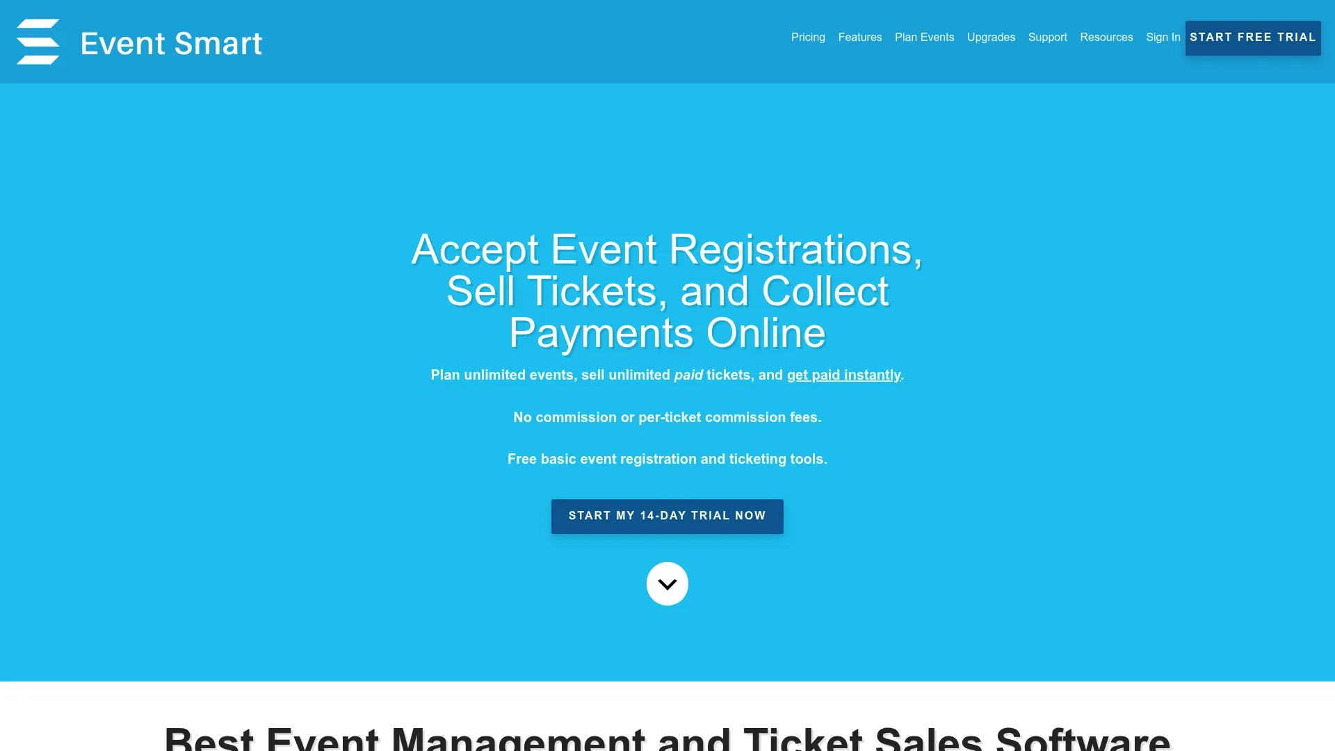 Eventsmart event registration and ticketing software