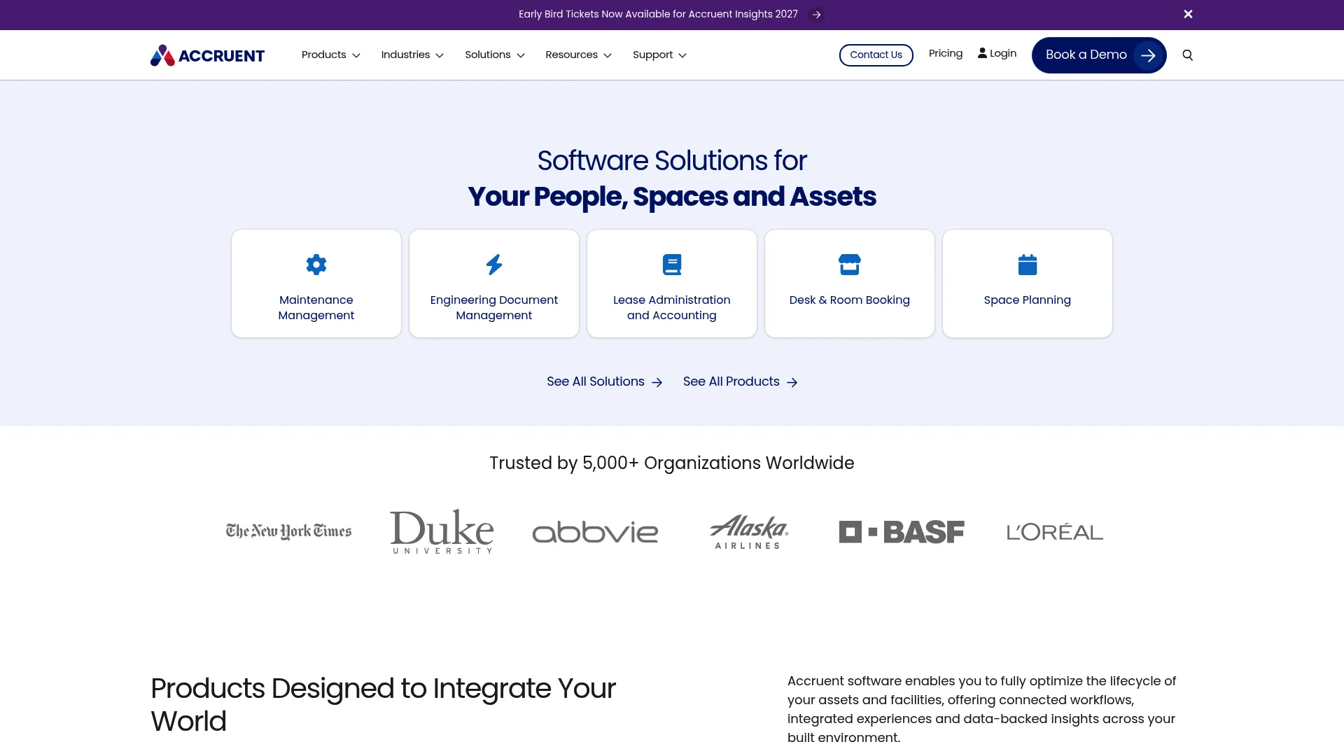 Accruent facilities and space management software