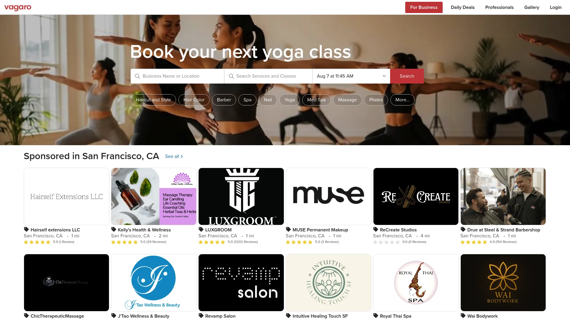 Vagaro booking and business management software