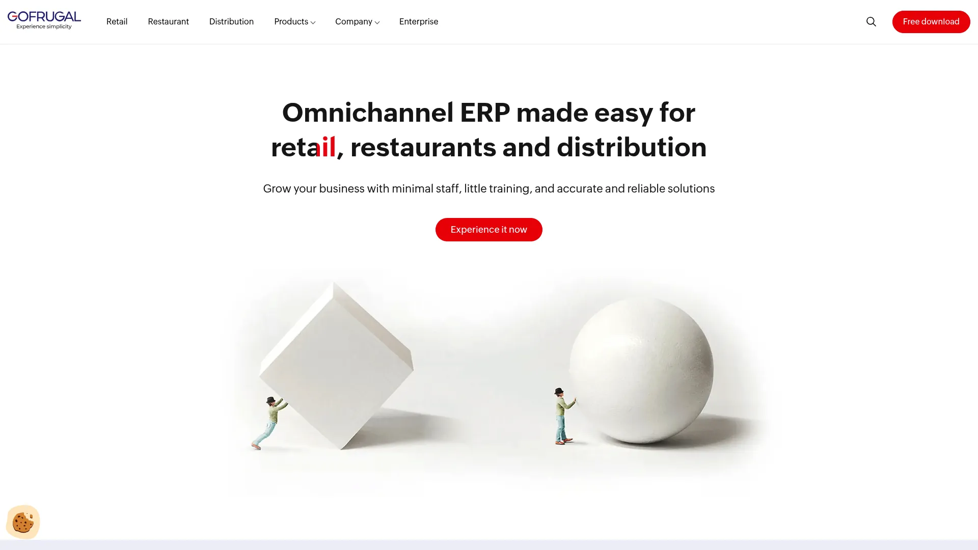 GoFrugal business automation and POS software homepage