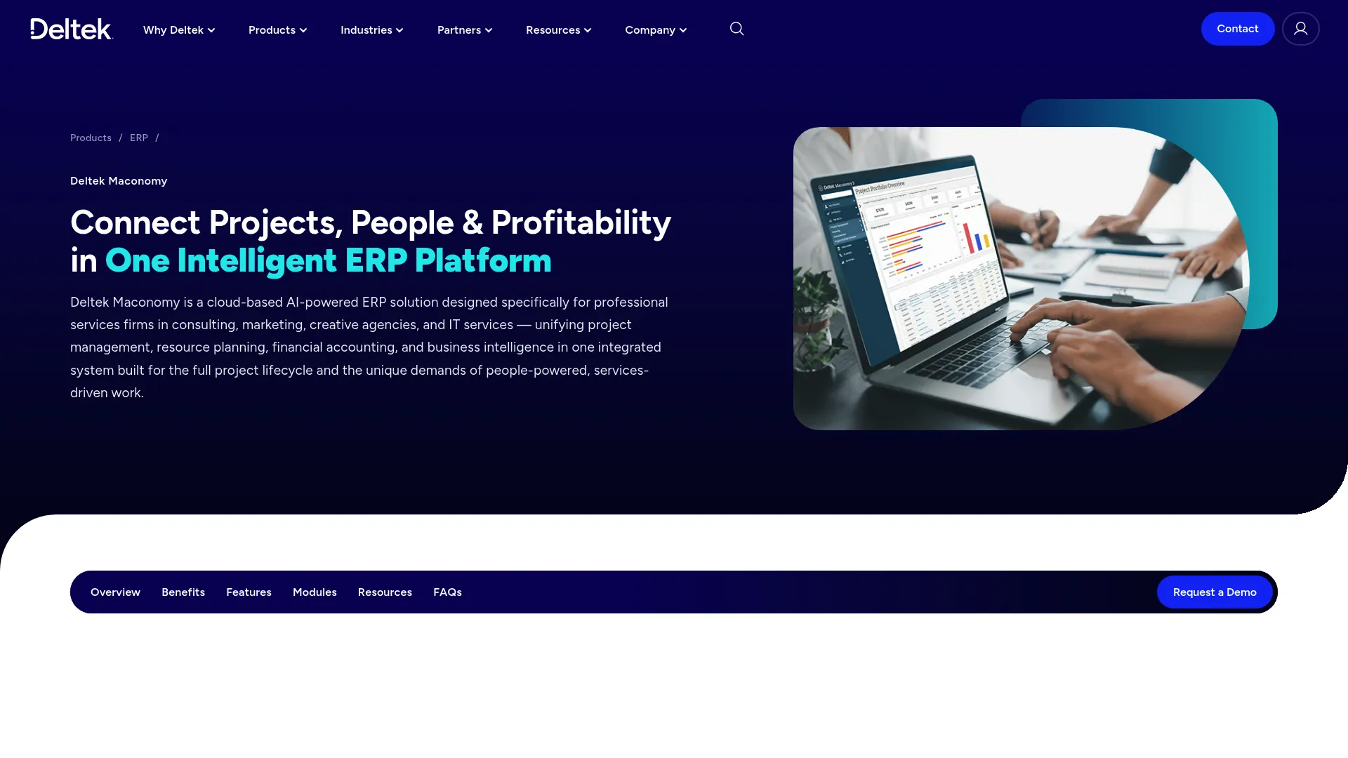 Deltek Maconomy ERP for professional services