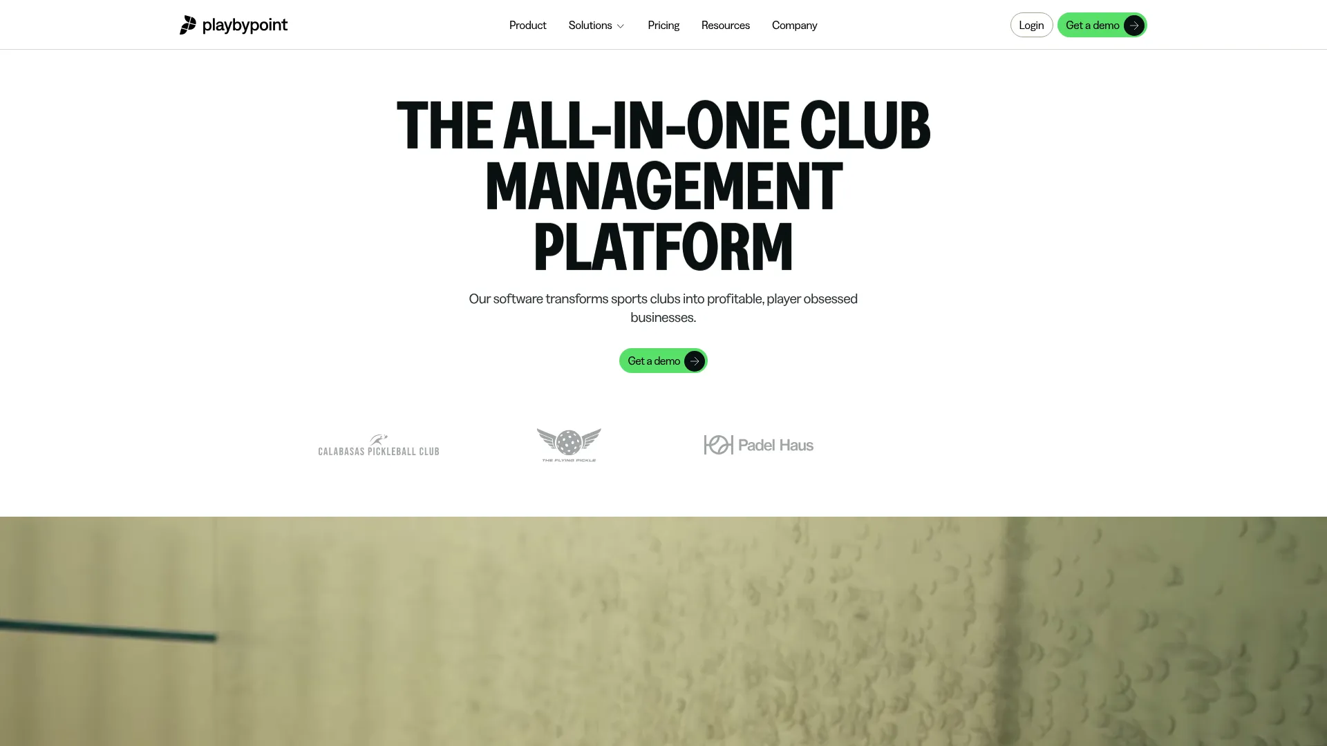 Playbypoint club management and booking platform