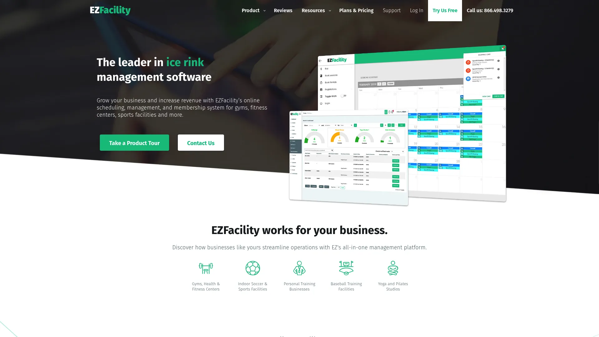 EZFacility all-in-one facility management software
