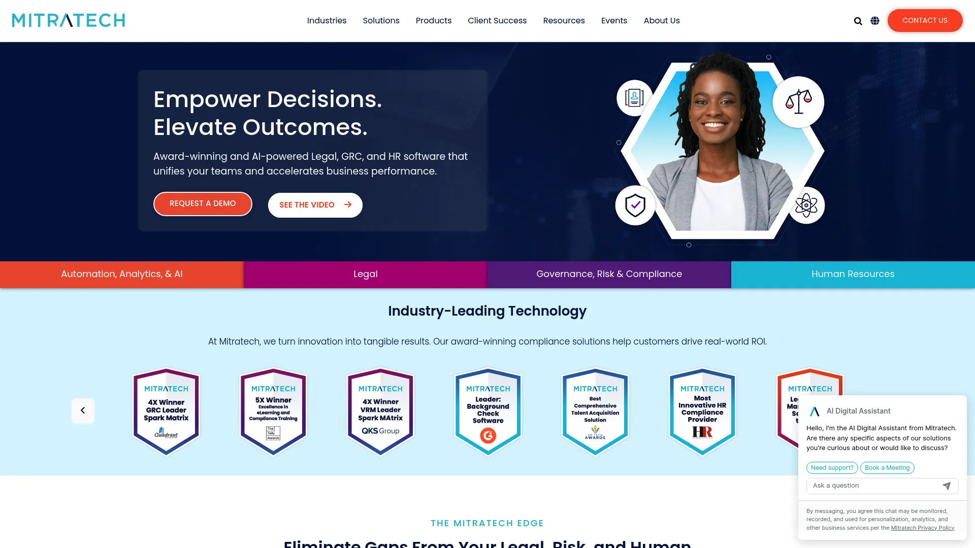 TeamConnect matter management and eBilling platform homepage