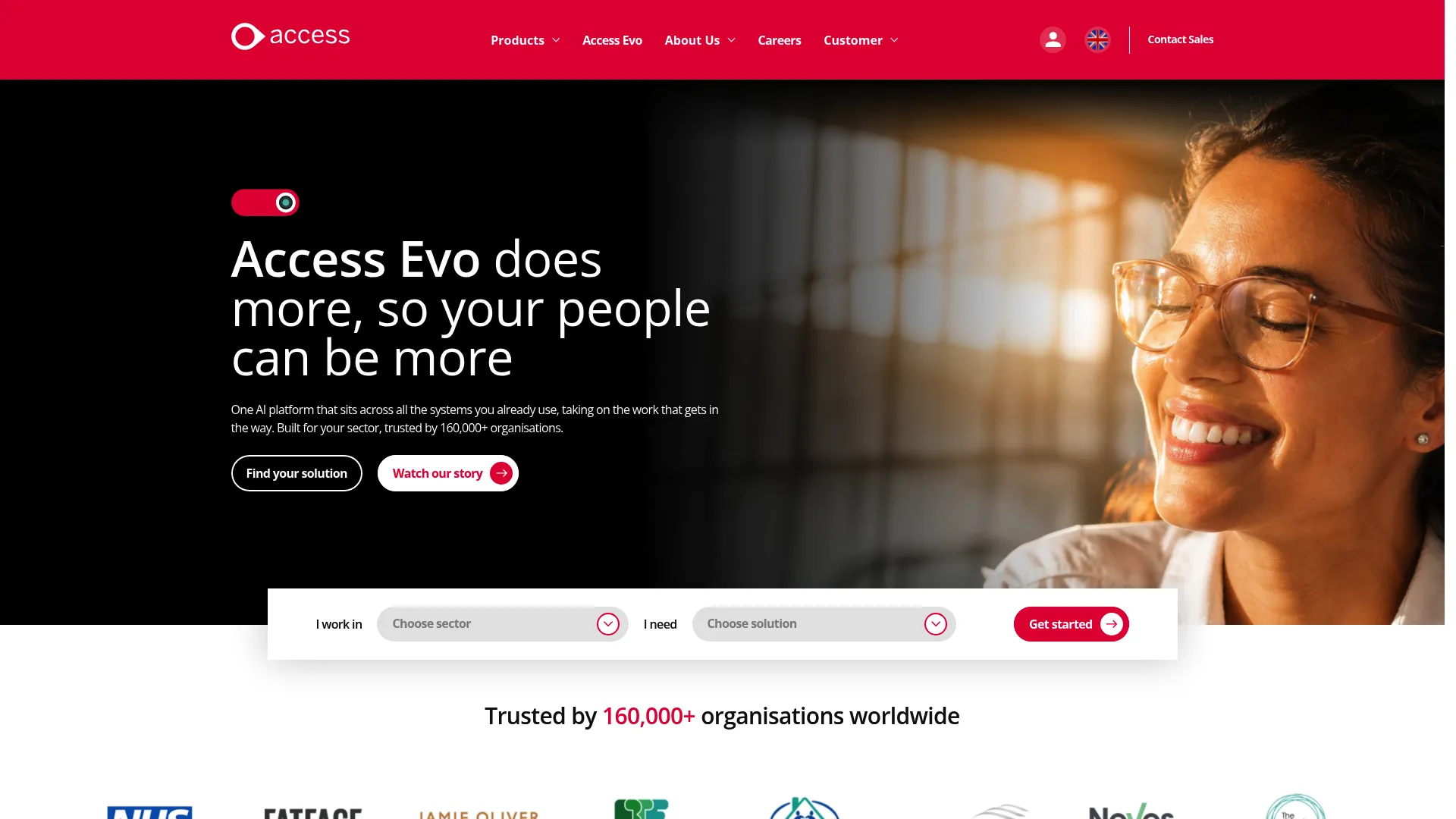 The Access Group business management and workforce software homepage