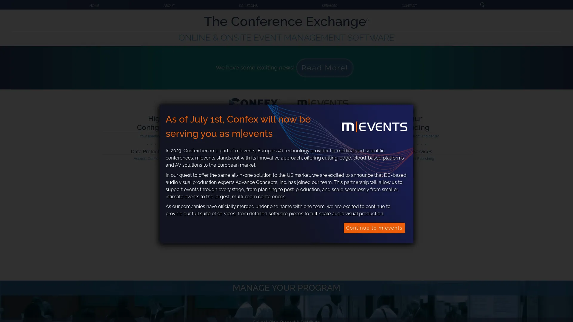 Confex event management software