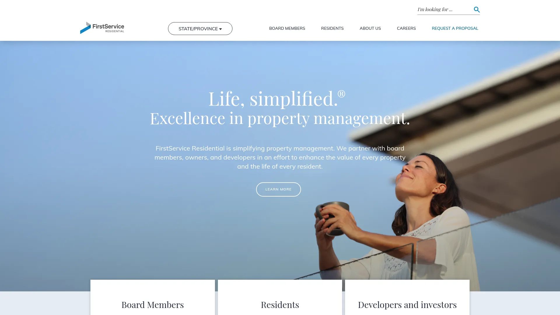 FirstService Residential property management services
