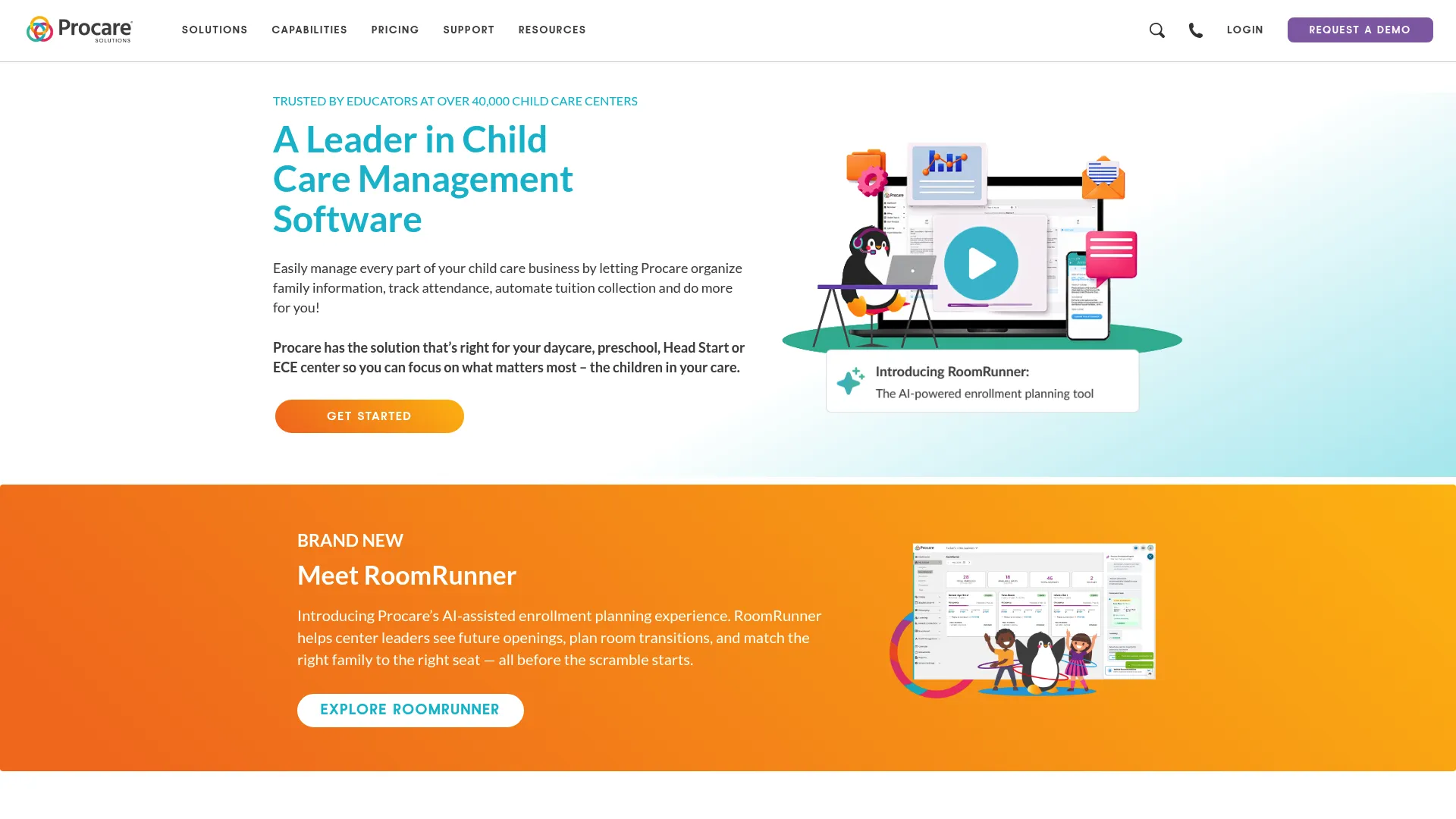 Procare after school and child care management software