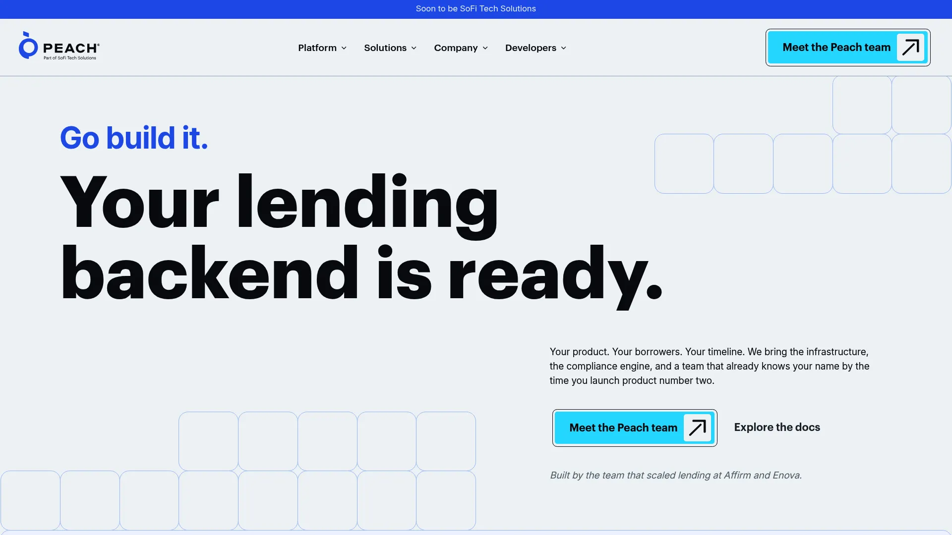 Peach Finance loan servicing software