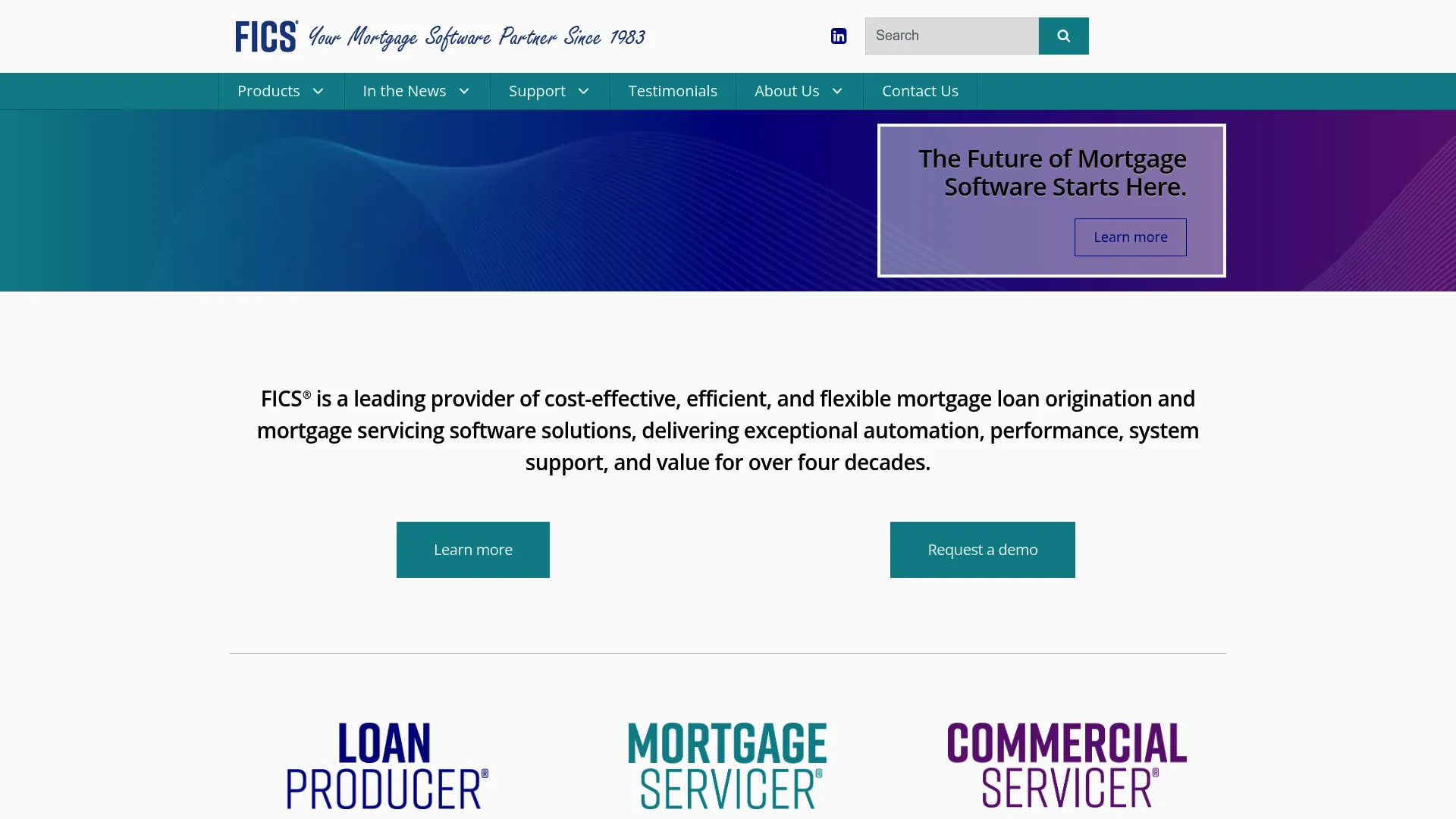 FICS Mortgage Servicer platform
