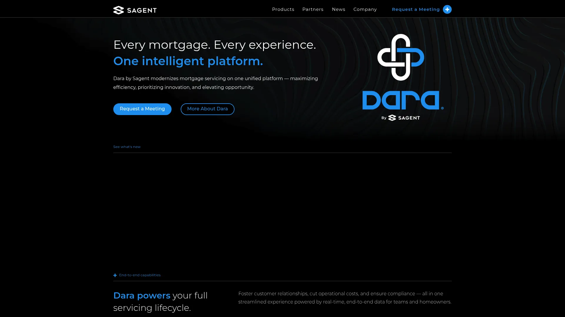 Sagent mortgage servicing platform