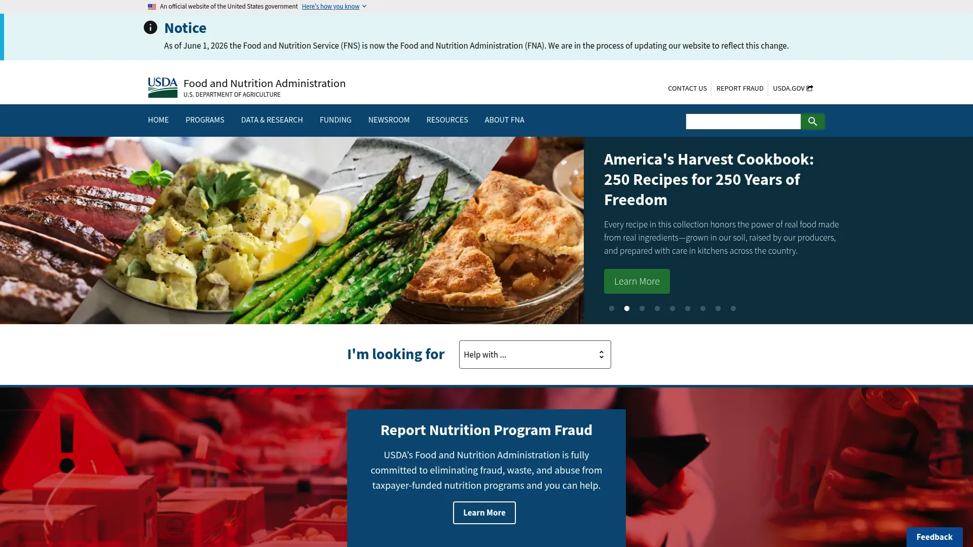 USDA approved nutrient analysis software resource page