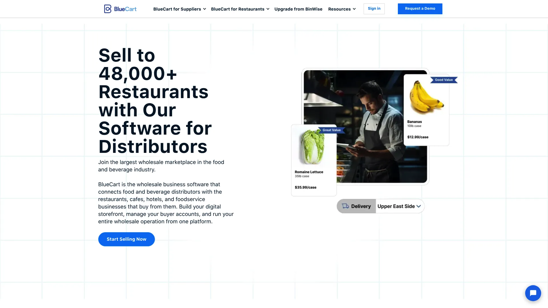 BlueCart wholesale ordering and supplier platform