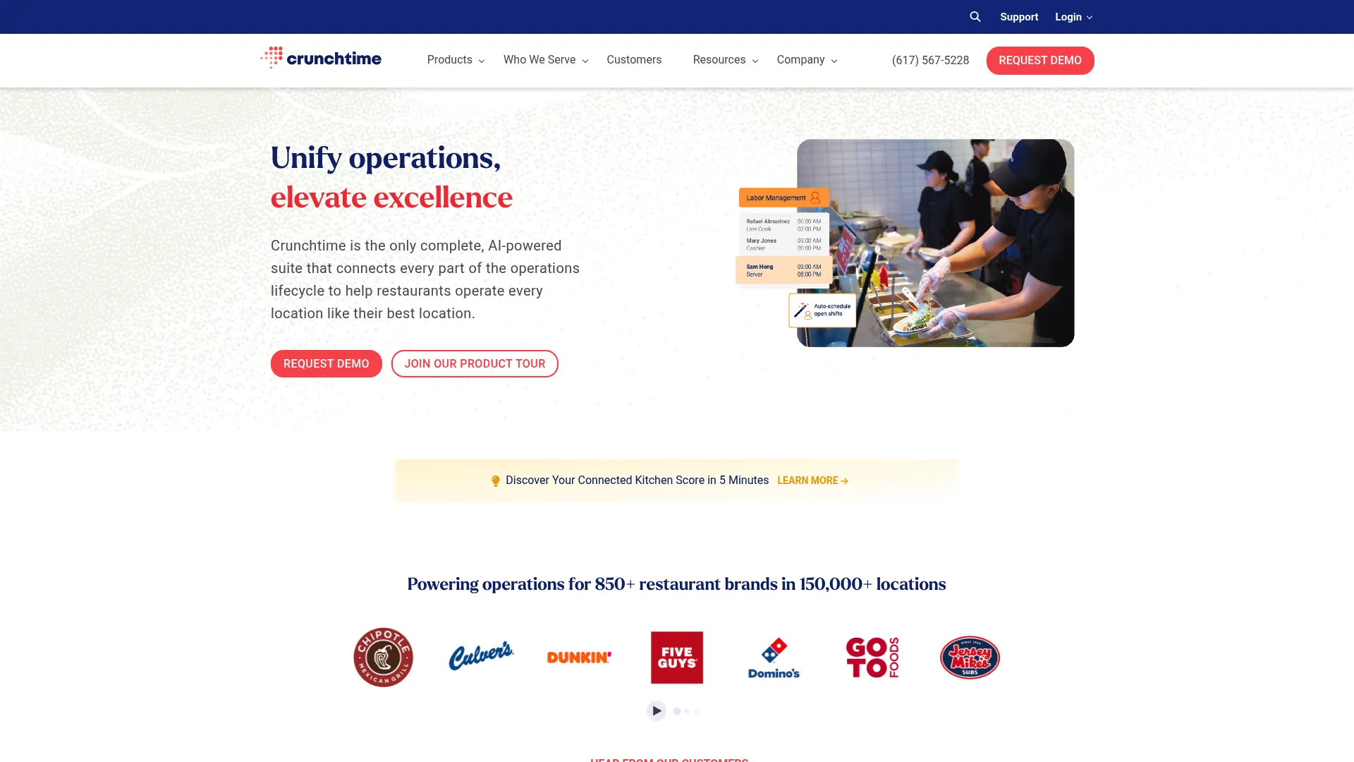 CrunchTime enterprise restaurant operations platform