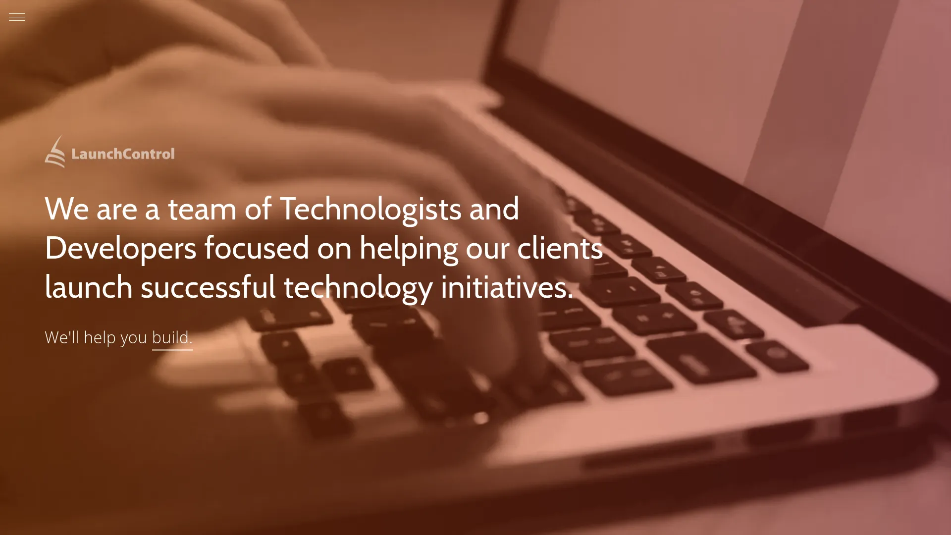 LaunchControl web and mobile development agency site