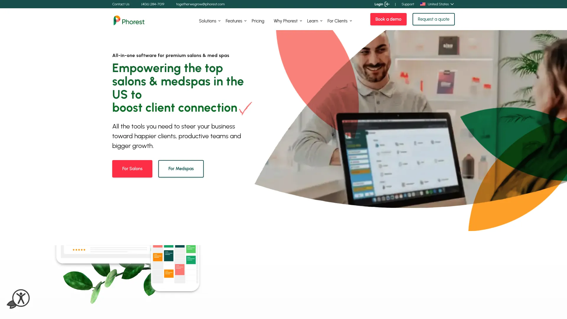 Phorest all-in-one salon management software